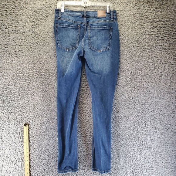 Maurices Jeans Womens Size 6 Blue Distressed Skinny Stretch Denim - Picture 11 of 12